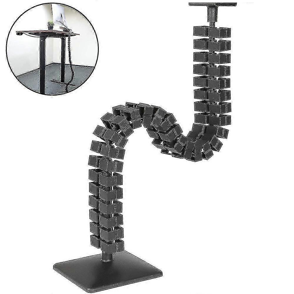Cable Management Spine, Desk Cord Organizer Vertebrae, Keeps Power