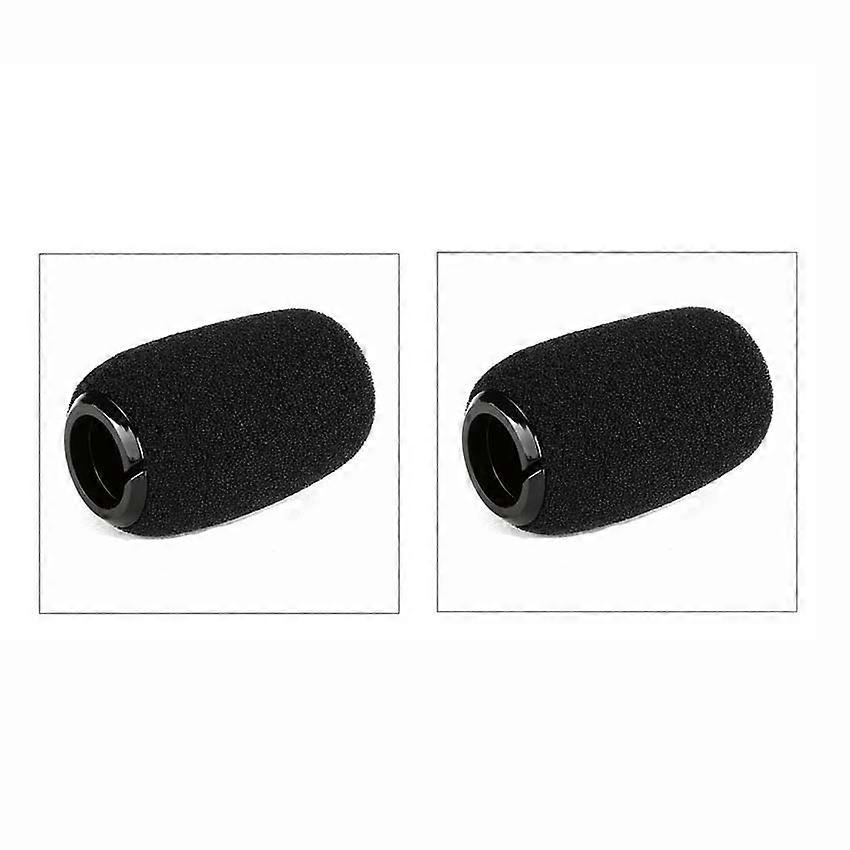 Conference Microphone Windshield Sponge Cover with Skeleton Microphone Cover for Shure MX412D/C418D/C DS (2Pcs)