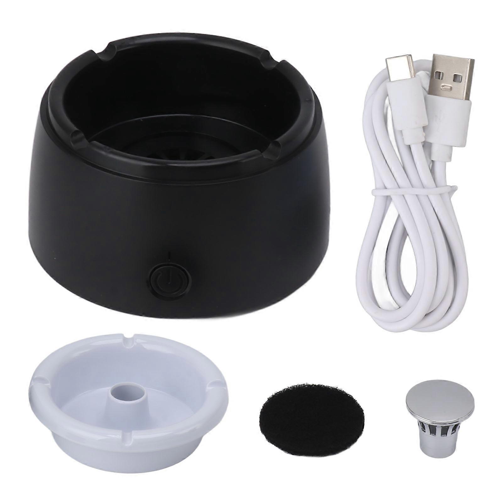 Smokeless Ashtray with Air Purifier and Flame Retardant Design