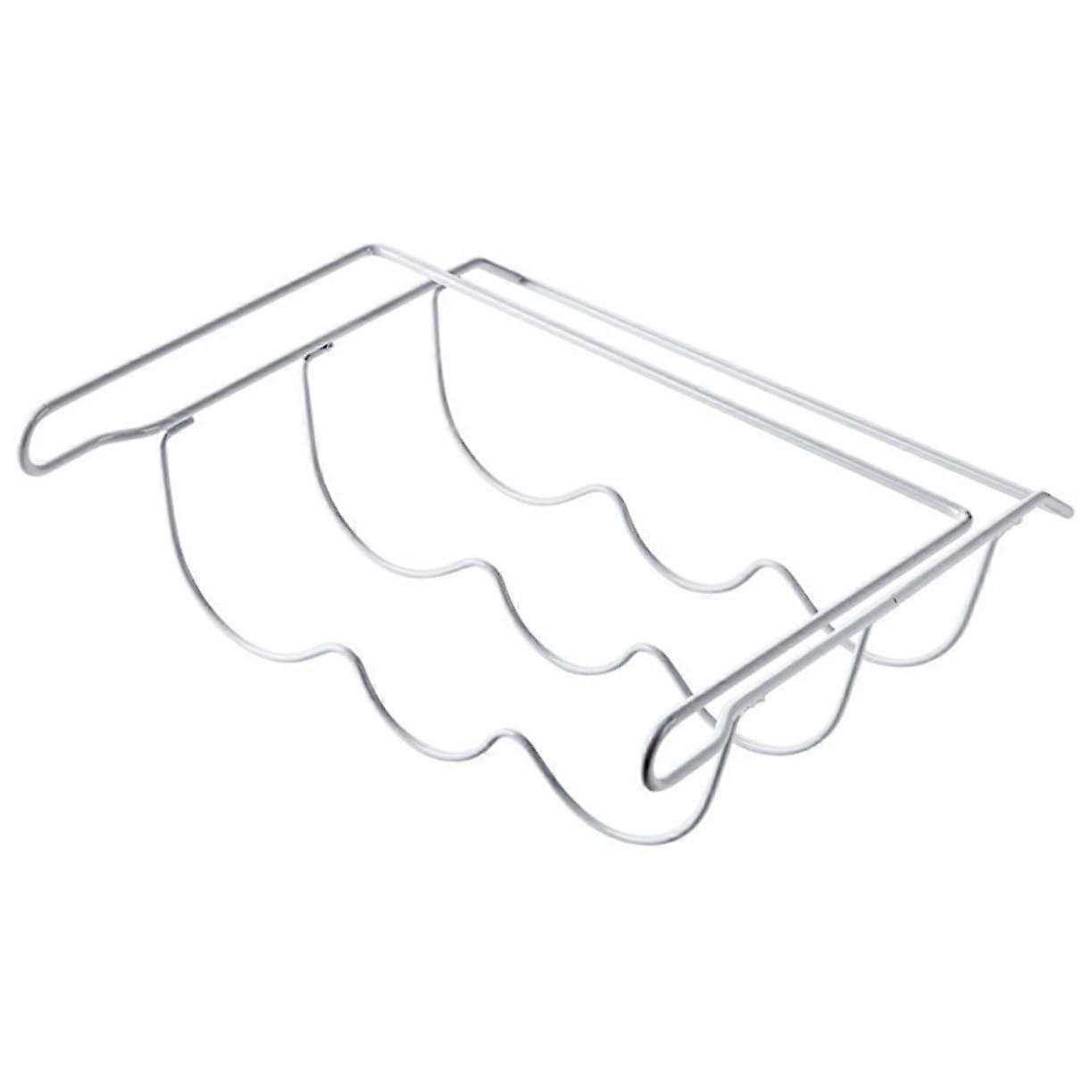 Iron Hanging Bottle Storage Rack Organizer for Fridge and Kitchen, Metal Soda Display Shelf, Space-Saving Kitchen Solution
