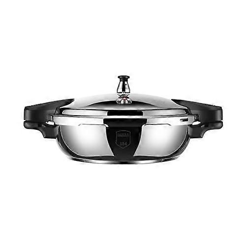 1.8L Stainless Steel Pressure Cooker with Dual Handles and Auto Pressure Detection for Efficient Cooking