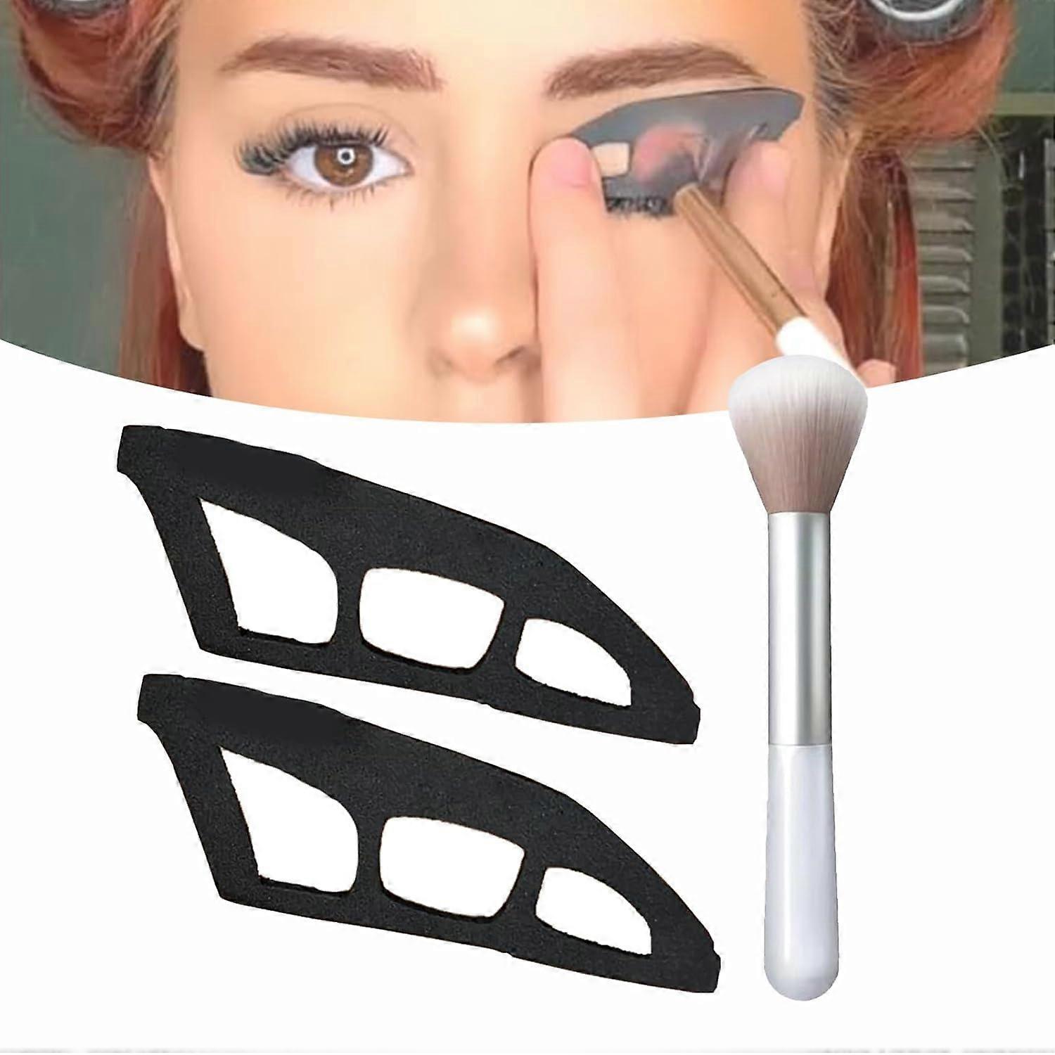 Eyetour Eyeshadow Tool, Reusable Eyetour Eyeshadow Stencils, Eyeshadow Assistant Tool for Women Makeup Artist