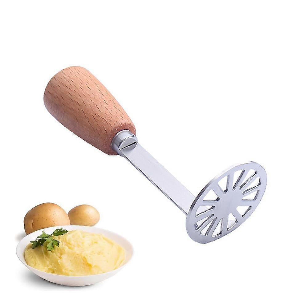 Mini Potato Masher Stainless Steel 5.9 Inch with Non-Slip Handle for Avocado and Potato Mashing