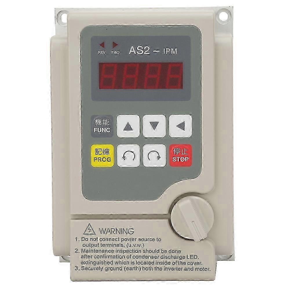 Single Phase Input/3 Phase Output AC 220V Variable Frequency Converter Inverter for 0.4KW Motor
