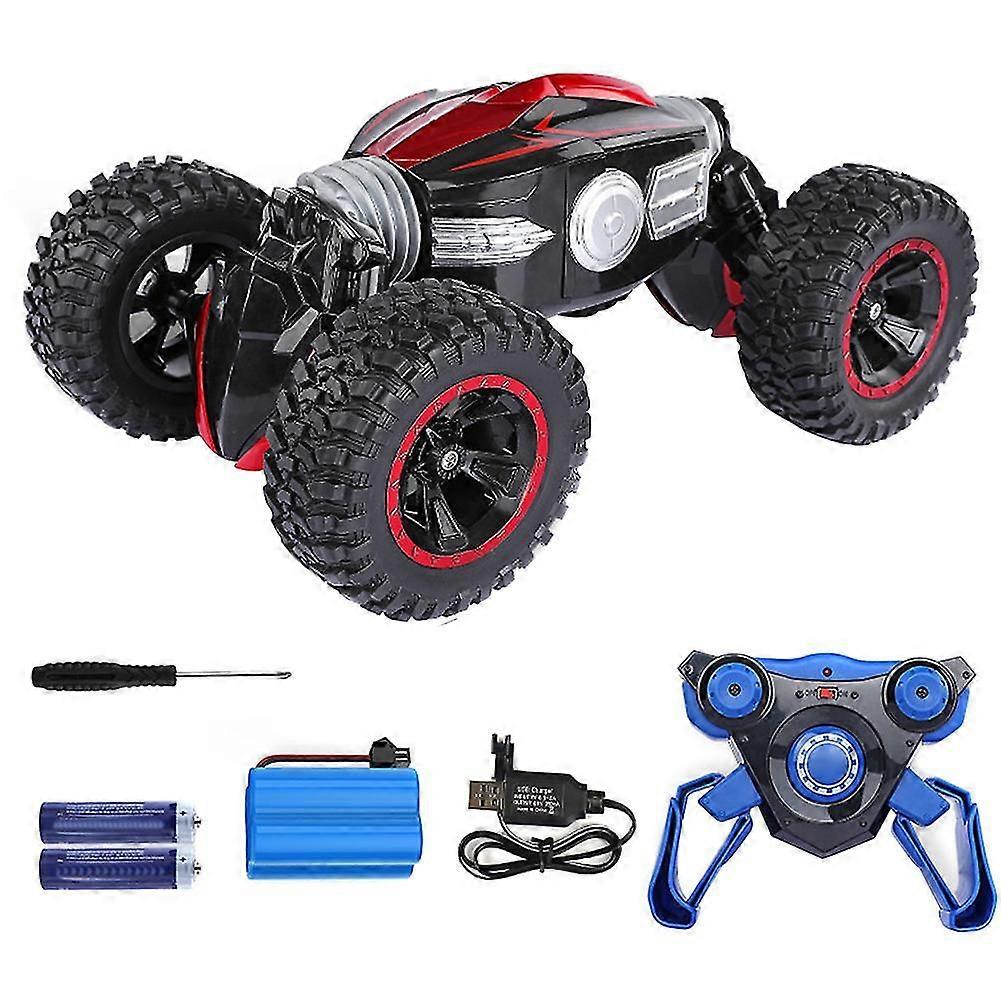 Chargable Double-Sided Stunt Car Toy Wireless Remote Control for Kid Children