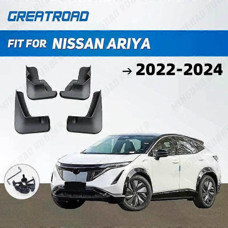 Vynikajúce pre Nissan ARIYA 2022 2023 2024 blatník blatník klapky blatníkov chránič blatníkov splash flap autopríslušenstvo