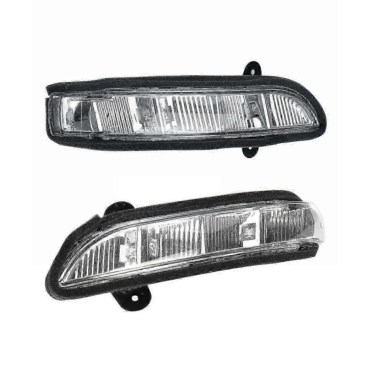 Luce degli indicatori di direzione dello specchietto retrovisore anteriore sinistro + destro dell'auto adatta per W211 W221 07-10 A2198200521 A2198200621