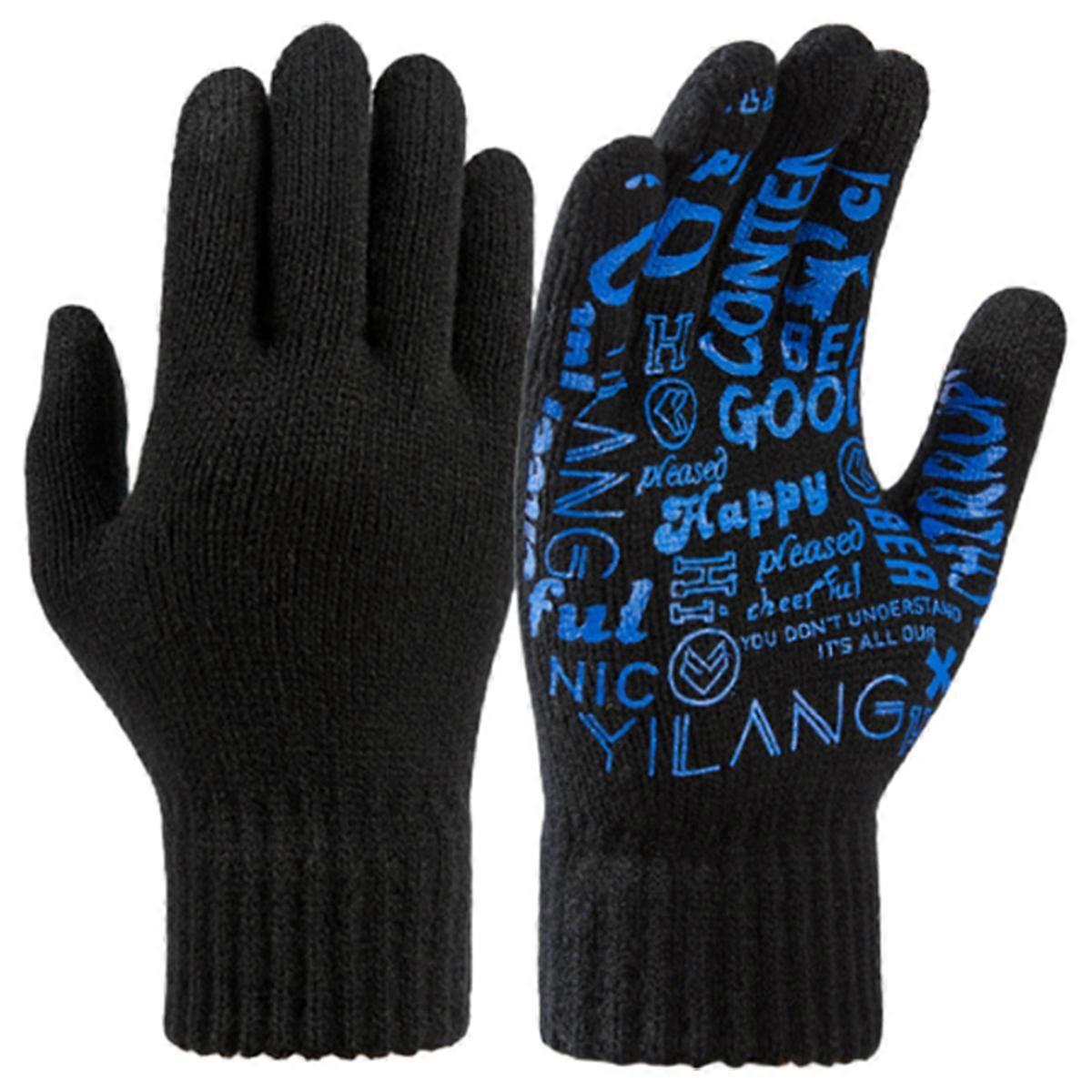 Touch Screen Gloves, Warm, Knitted Mittens, Smartphone Texting