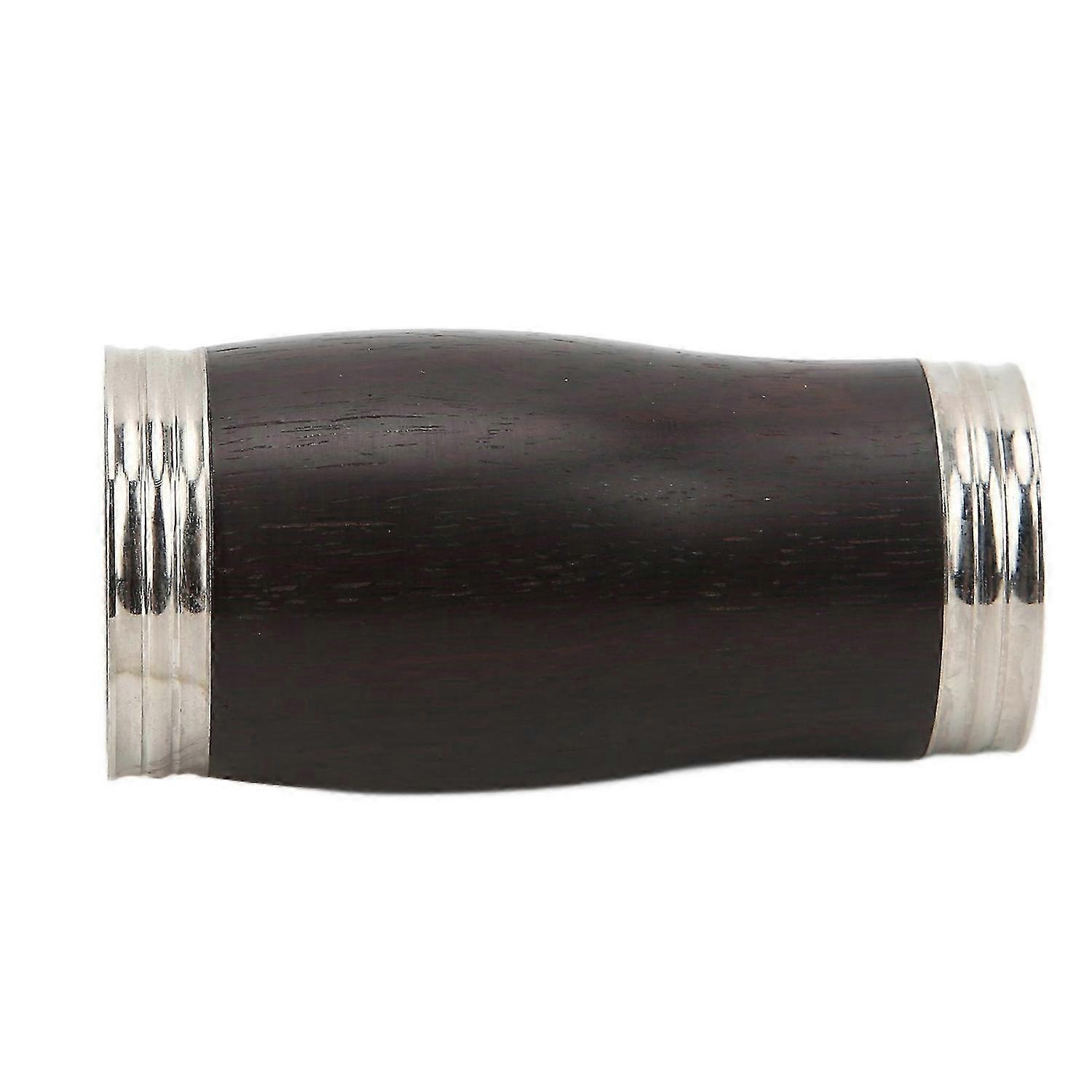 Accessori per canna per clarinetto con anello in metallo Tubo con passo nero e argento in ebano