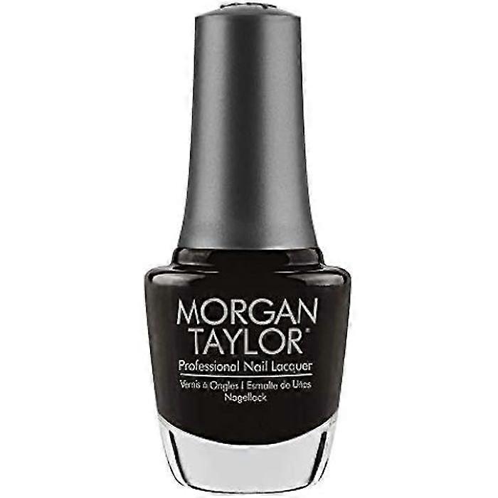 Nagellack - MORGAN TAYLOR - Off The Grip - 15 Ml - Farbe Schwarz - Langanhaltendes Finish