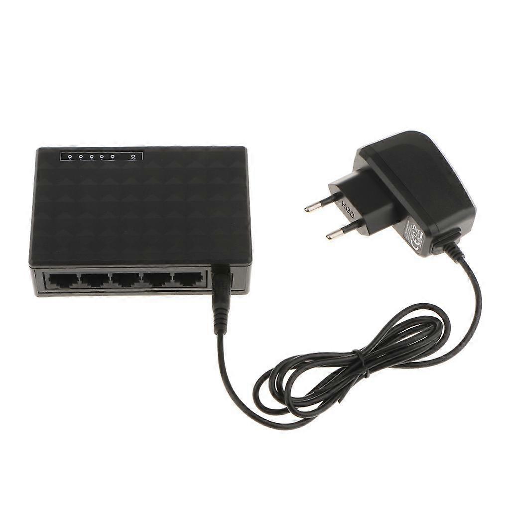 5-Port-Ethernet-Switch 10 Mbit/s/100 Mbit/s Fast-Ethernet-Splitter-Netzwerk-Switch,