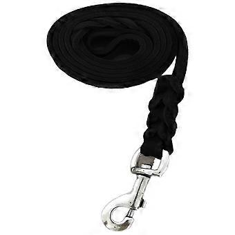 Dog Training Leash with Heavy Duty Clasp, Leather Braided Craftsmanship Heavy Duty Genuine Leather Leash for Small or Large Dogs, Stylish Design