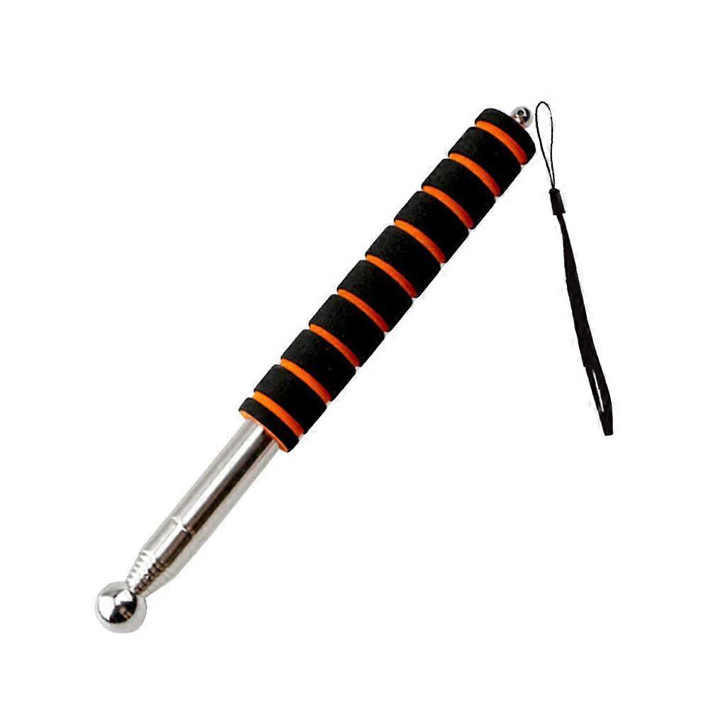 1.3m Telescopic Rod Detection Hammer Sound Detection Hammer Hollowing Drum Hammer Home Inspection Tool Test Hammer (Red)