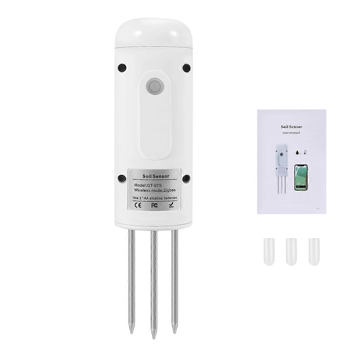 Tuya Zigbee Wireless Soil Moisture Meter Temperature Humidity Tester Plant Monitor IP67 Waterproof D