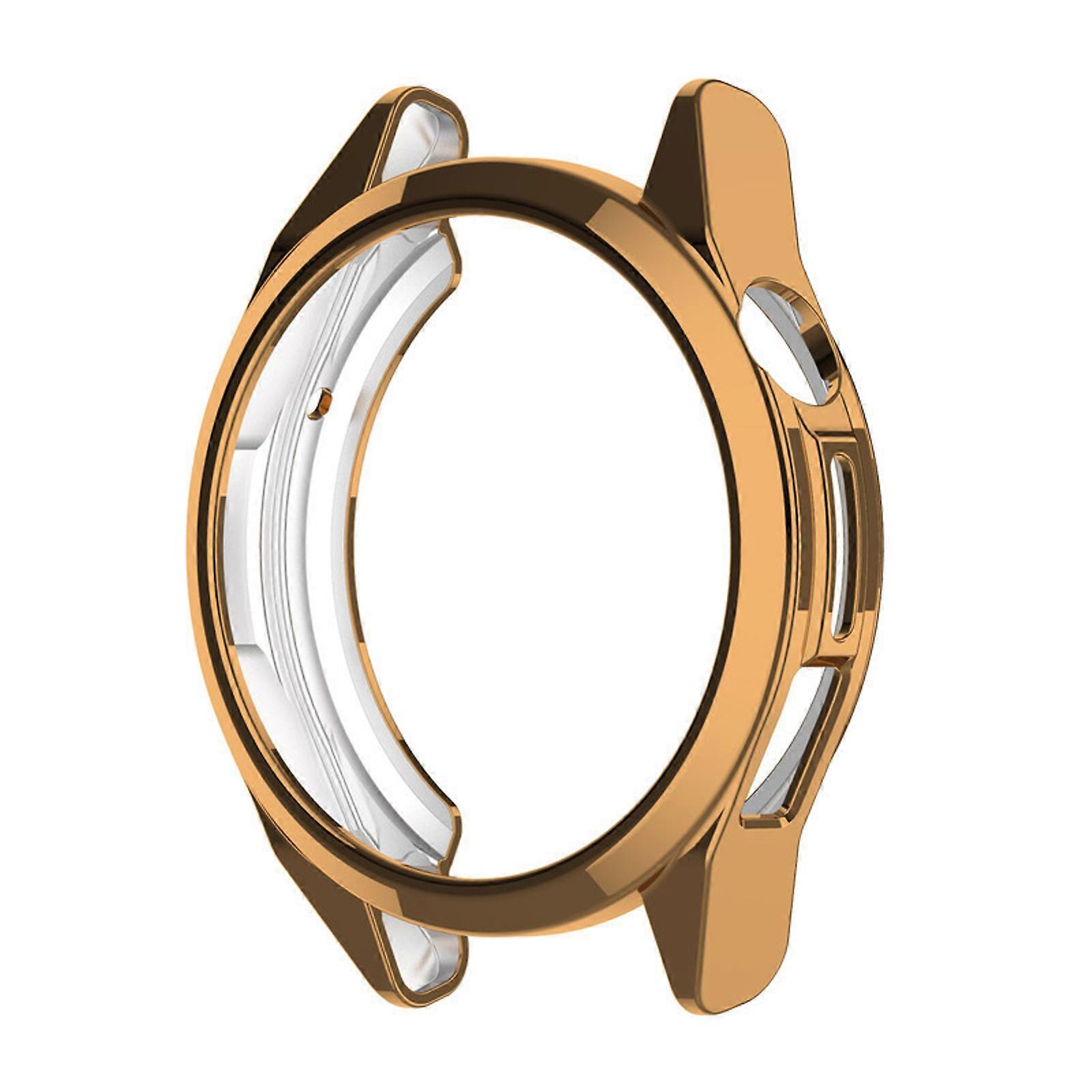 For Huawei Watch GT Runner Smartwatch Bumper for Case Soft Durable Screen Protector for Shell Shockproof Screen Protecto  Rose Gold