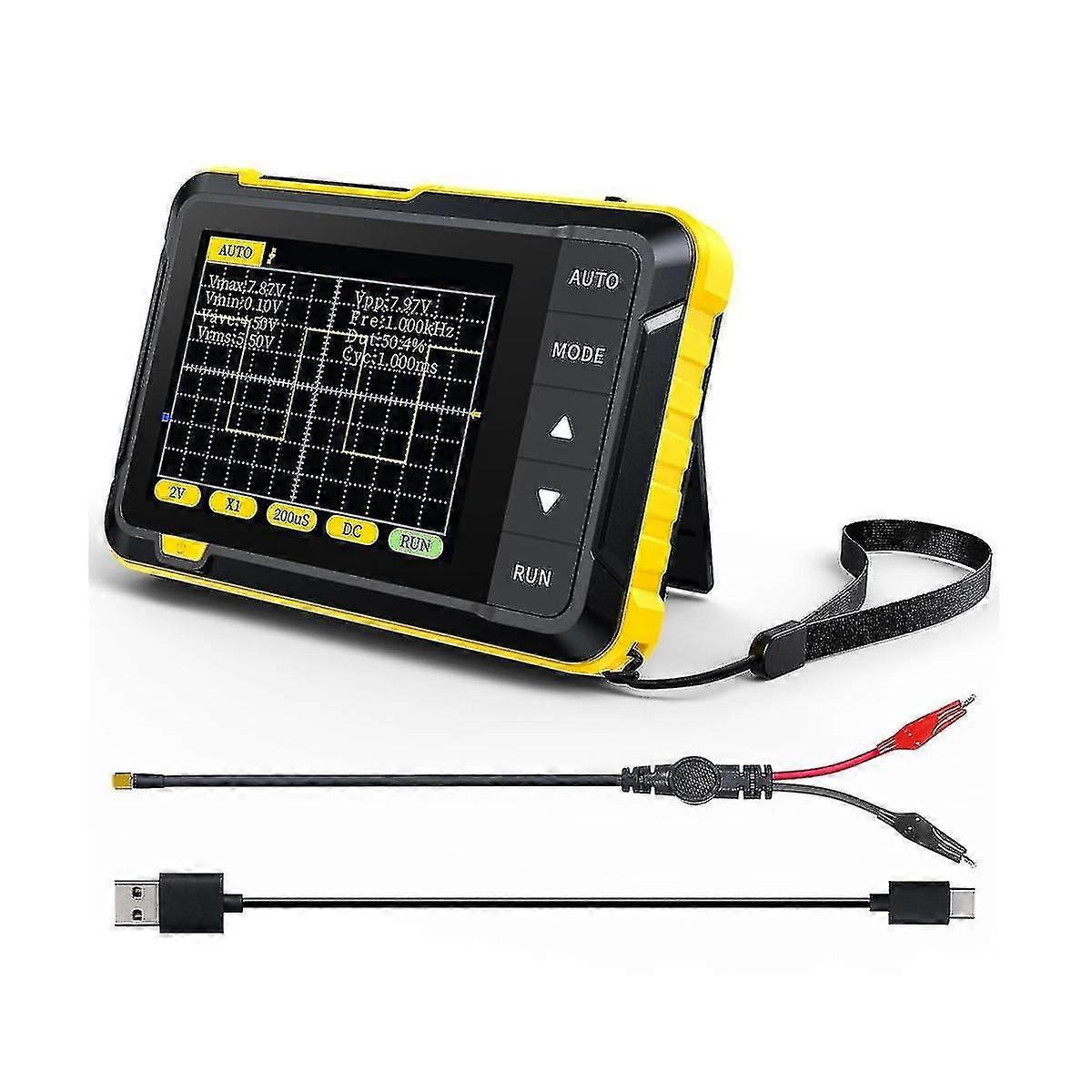 Dso152 Oscilloscope - 2.8inch Tft , 2.5ms/s High Sampling Rate, 200khz Bandwidth, Trigger Function