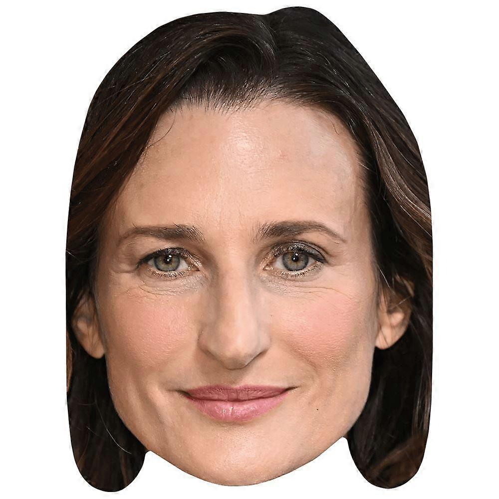 Camille Cottin (Smile) Celebrity Mask, Flat Card Face