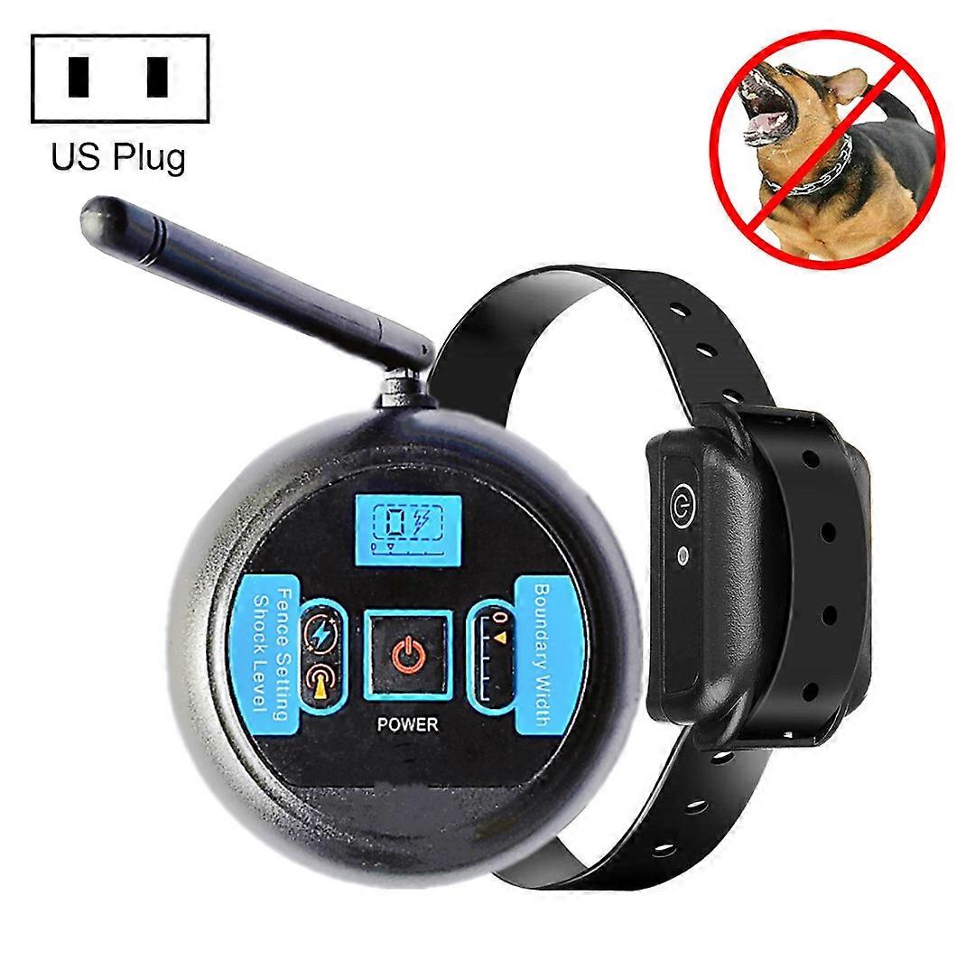 Pet Wireless Trainer Bark Stopper Electronic Fence, Specification: US Plug