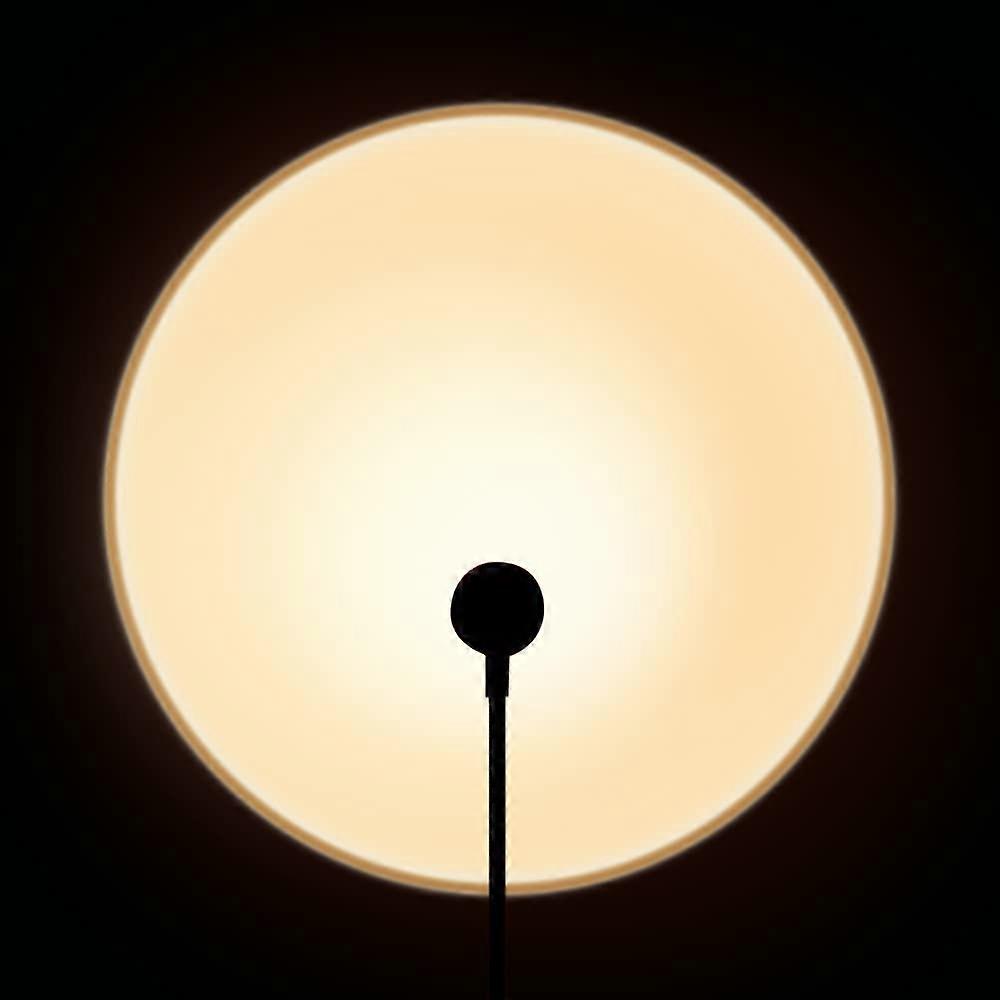 Sunset Lamp Warm LED for White Photography 280mm Adjustable Brightness with Color Filter and Tripod Stand