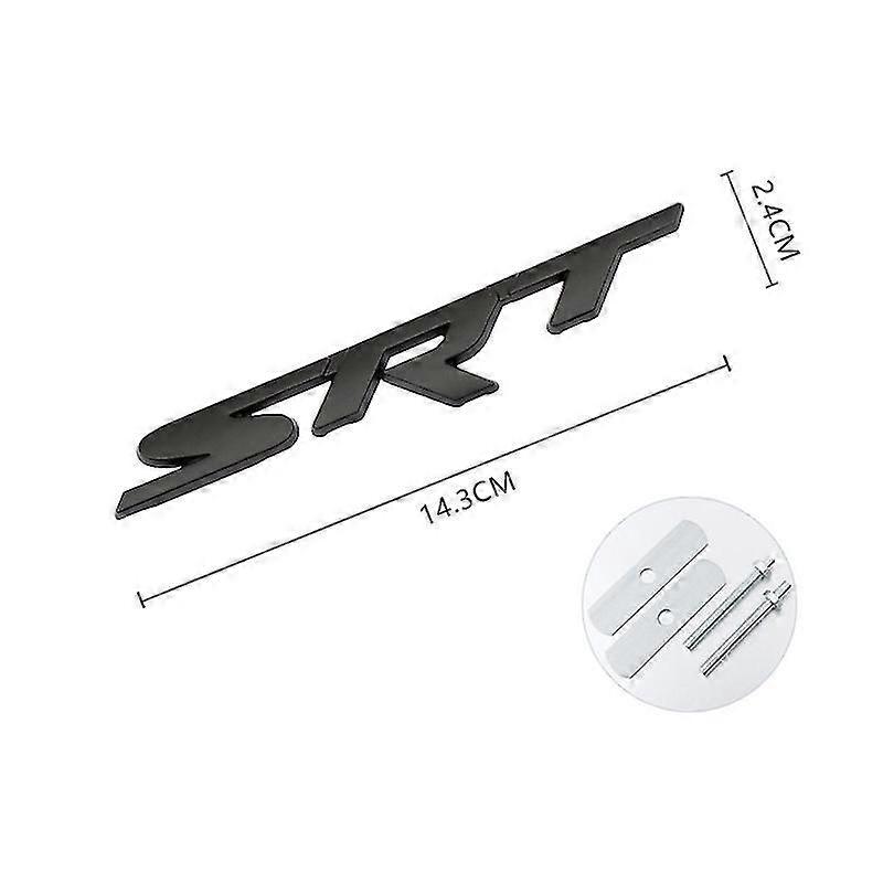 3d Metal R/t Logo Rt Emblem Car Styling For Dodge Ram Journey Charger ...