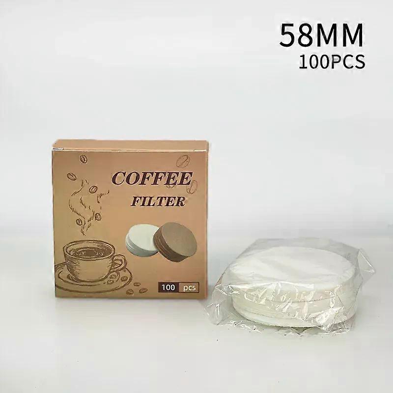 Coffee Filter Paper 51mm 53mm 58mm Round Disposable Secondary Water Filter Papers Espresso Portafilter Accessories Barista Tools