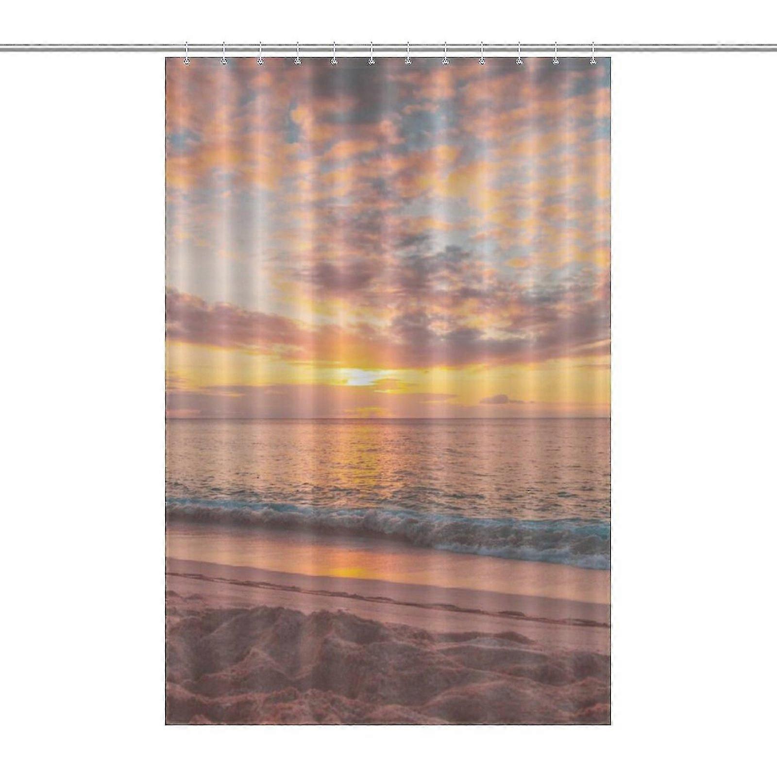 Beach Sun Printed Shower Curtain
