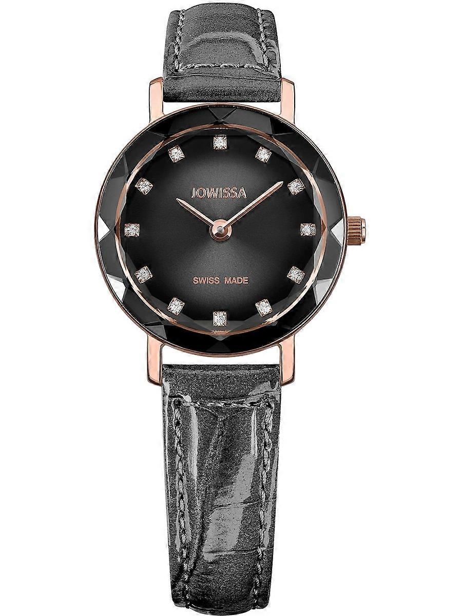 Jowissa Grå Äkta Läder J5.647.S Damklocka