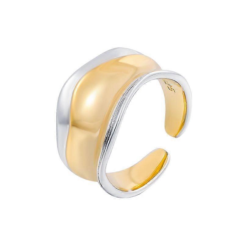 Curved concave open ring, women's personalized jewelry
