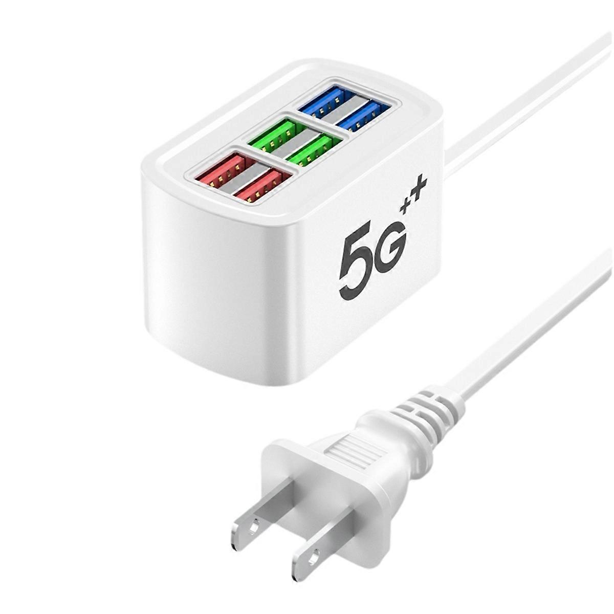 USB Power Strip Phone Charger Adapter MultiPort Head Socket Wall Charger for Socket HUB Splitter US