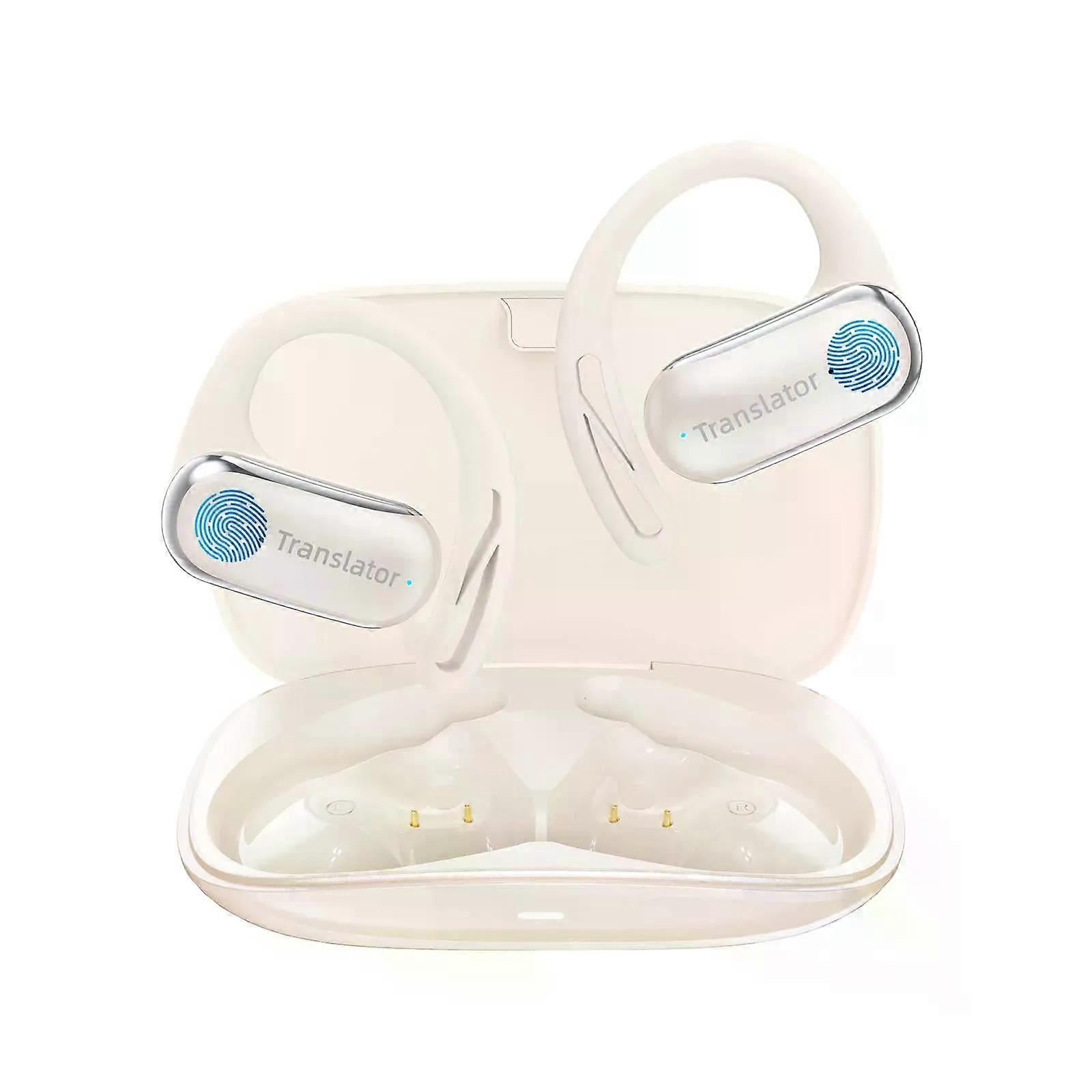 con F56 Language Translator Earbuds,Open-ear Real Time Voice Translation Headphones,144 Languages ,98% Accuracy