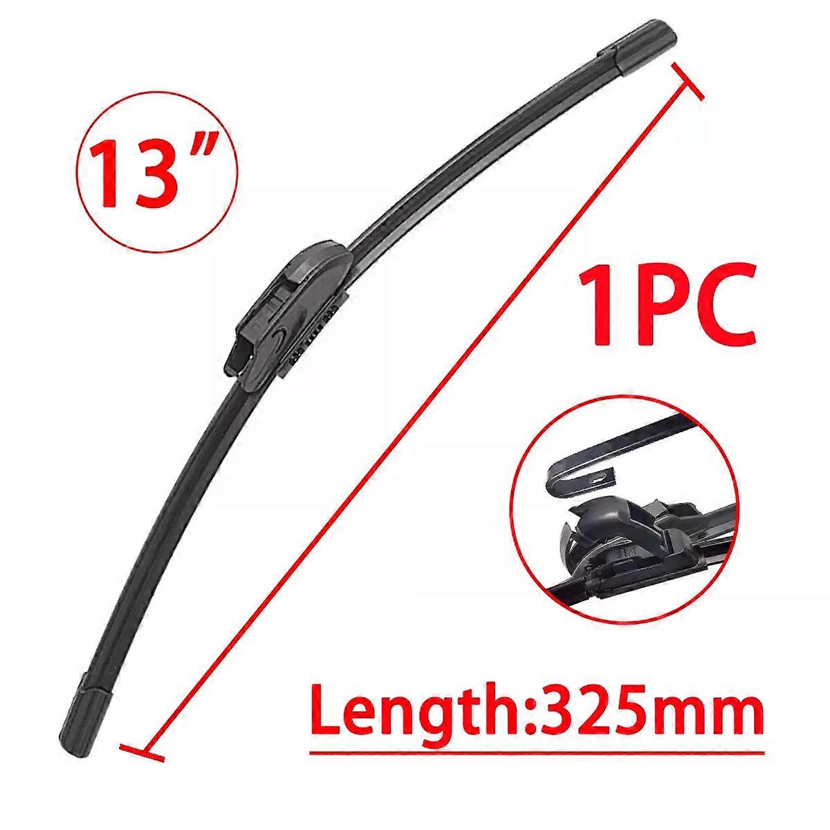 Upgraded Universal J/U-Shaped Frameless Wiper compatible for  Car Windshield Wipers  Using High-Quality Rubber Sheets