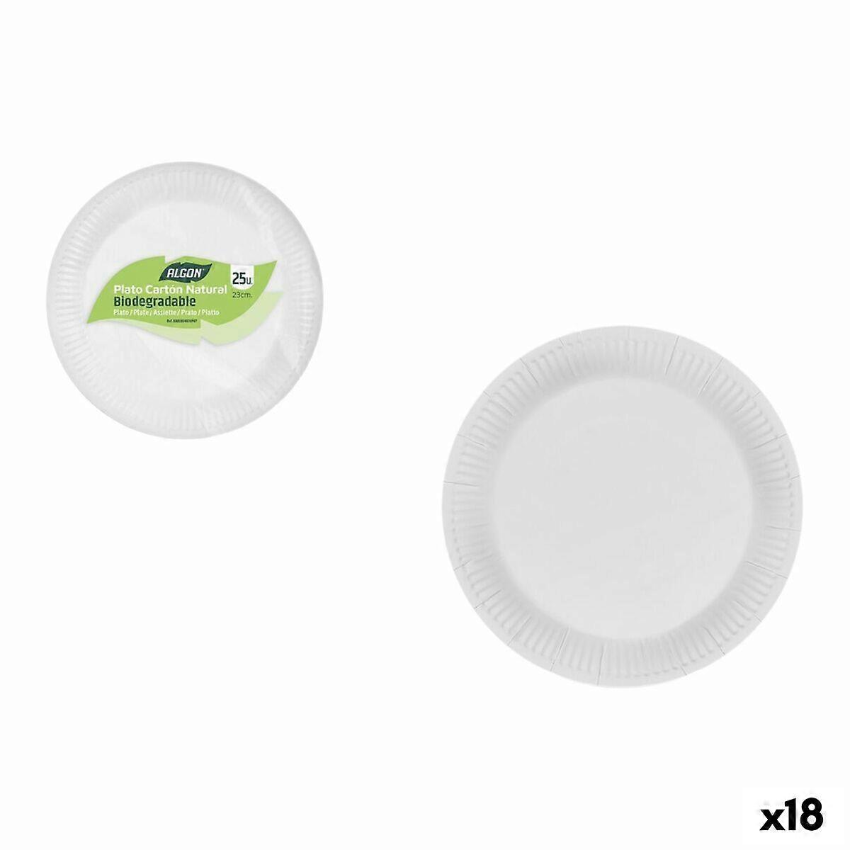 Set d’assiettes Algon 23 cm 25 pièces (18 unités)