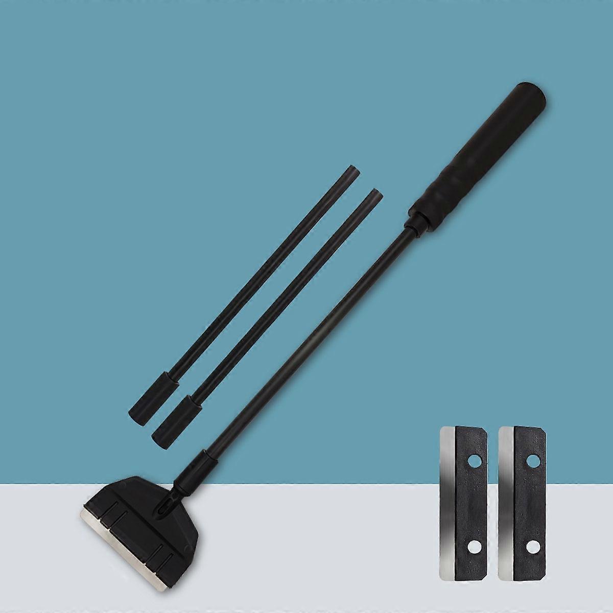 73cm 3 Section+2 Blades Fish Tank Algae Scraper Widen Aquarium Long Handle Scraper