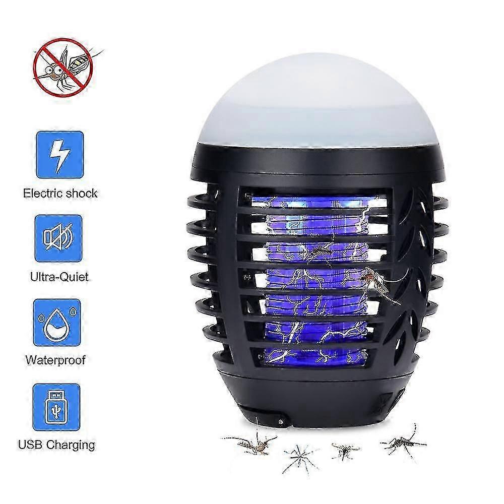 2 in 1 campeggio all'aperto impermeabile lampada portatile repellente per zanzare