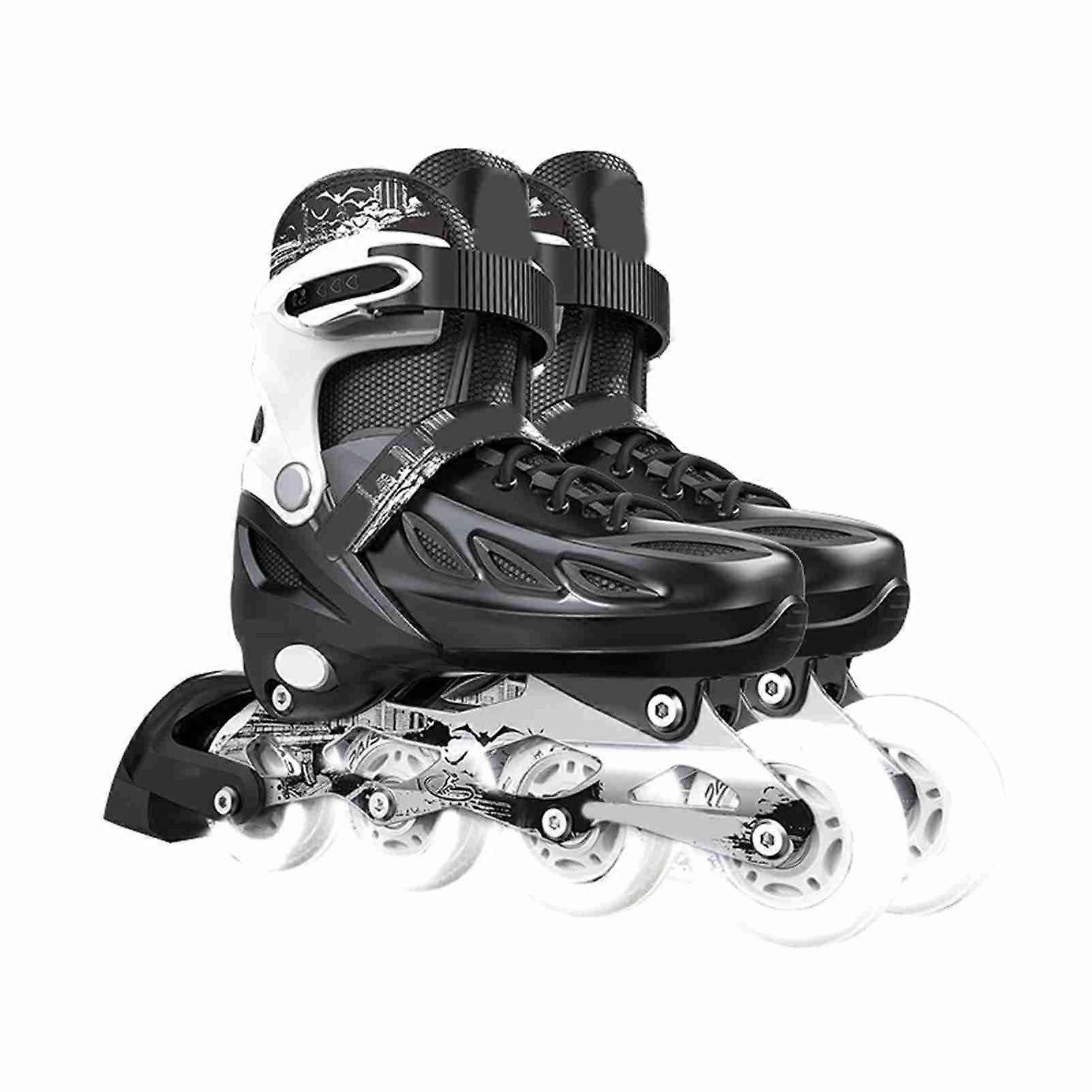 Inline-Zustände Einstellbare Rollenzustände mit voll beleuchtetem Rad für Kinder Erwachsene im Innen- und Außenbereich