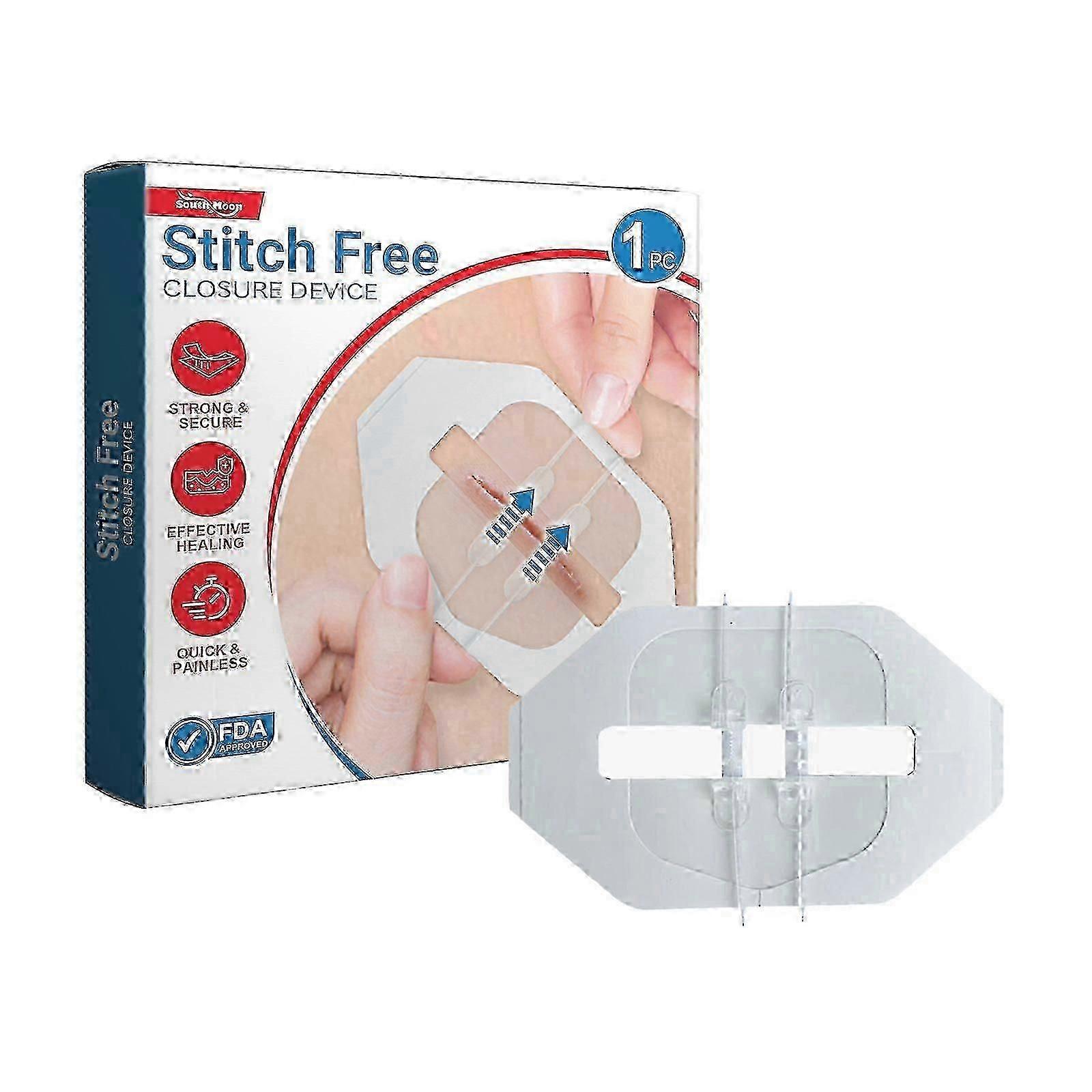 Stitch Free Closure Device, Band-Aid Non-Seam Reduction Skin Wound Care Patch