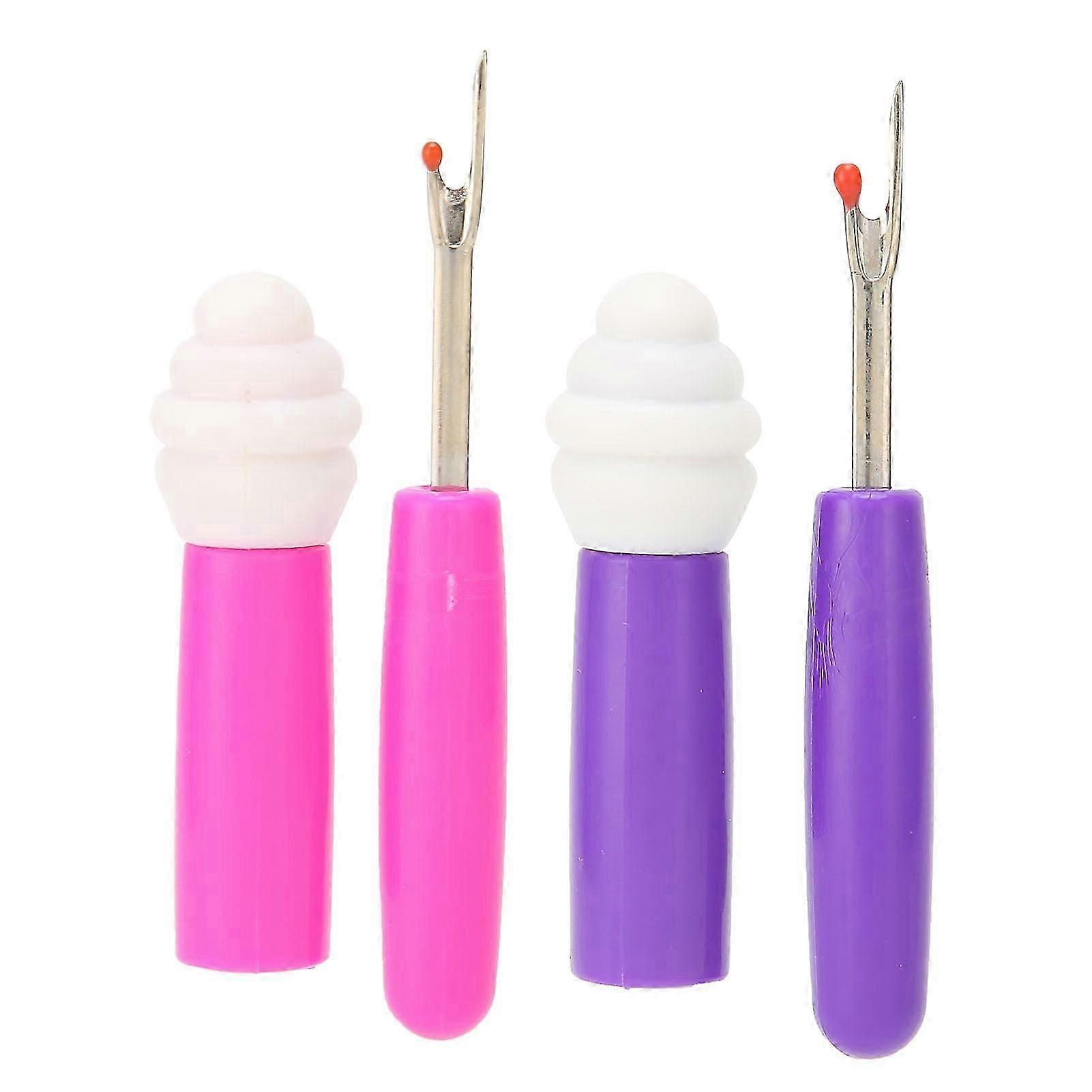 2Pcs Small Stitch Remover for Sewing Crafting Removing Threads with Ergonomic Design