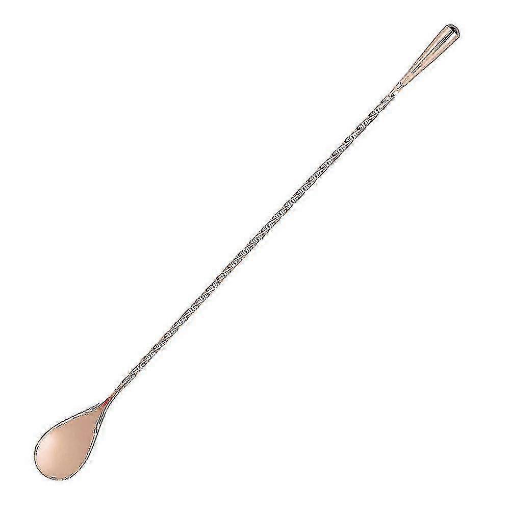 Stainless Steel Spoon Professional Cocktail Shaker Bar Spoon, Silver