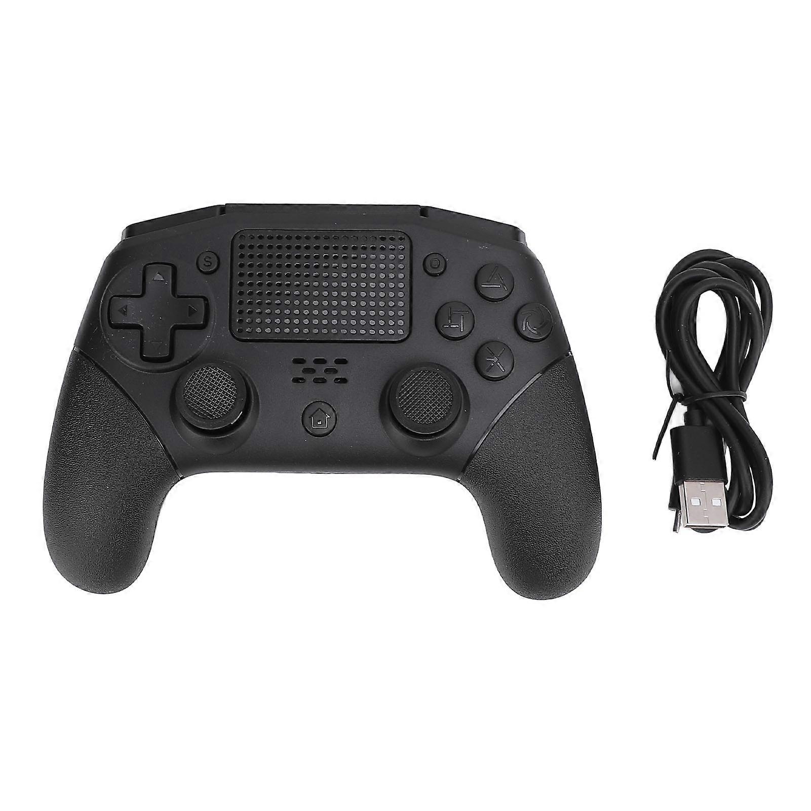 Wireless Bluetooth Game Controller with Touchpad, Dual Vibration, and Programmable Keys