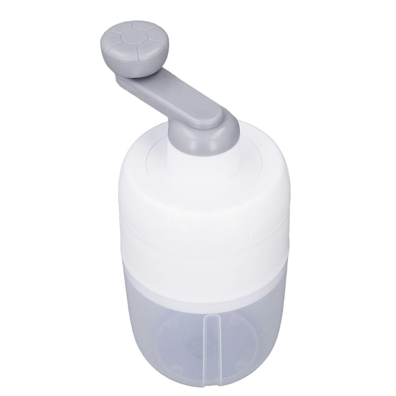 Manual Ice Crusher Efficient Shaving Impact Resistant Detachable Easy Cleanup Portable Snow Cone Maker 