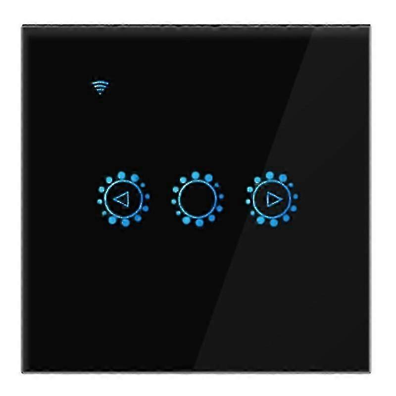 Interruptor de dimmer LED inteligente WiFi para controle de iluminação doméstica, compatível com várias marcas, interruptor de parede padrão da UE / Reino Unido
