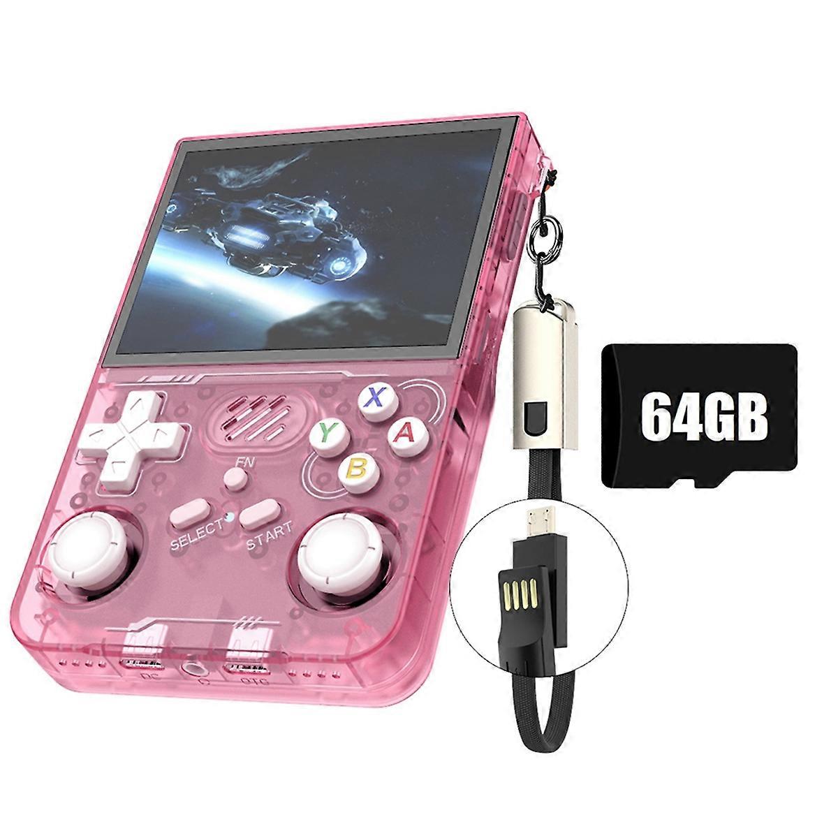 R36XX Retro Handheld Game Console 64G 20000+Games 3.5 Inch Screen WiFi Linux Portable Pocket Video