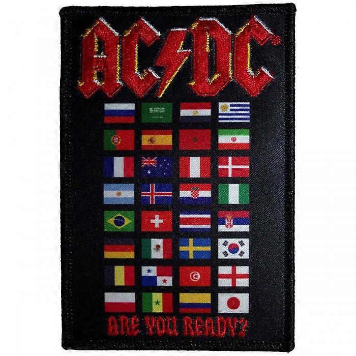 AC/DC Are You Ready? Flags Iron On Patch