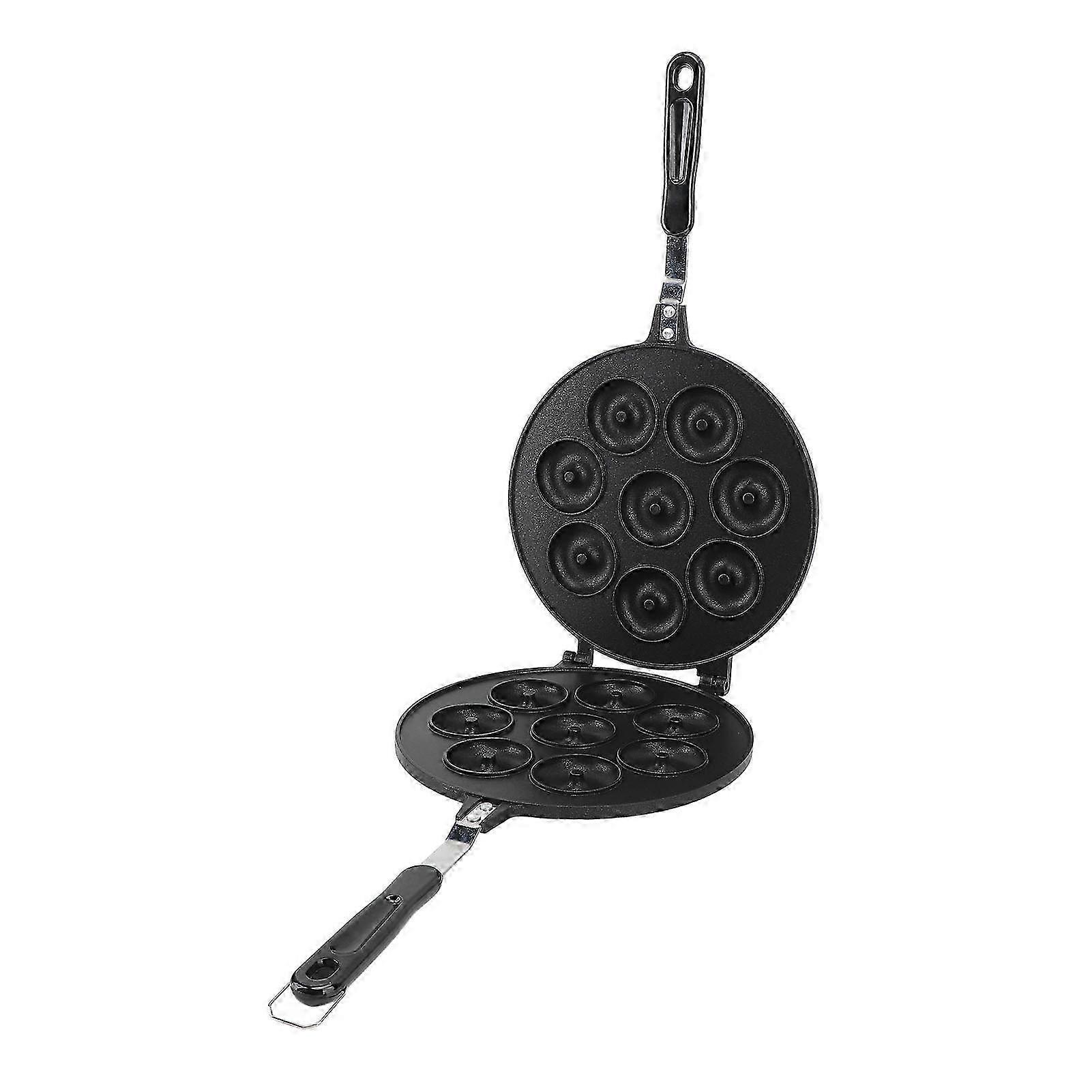 Handheld Aluminum Alloy Donut Mold Baking Pan and Waffle Cake Pan for Creating Small Cakes Perfectly