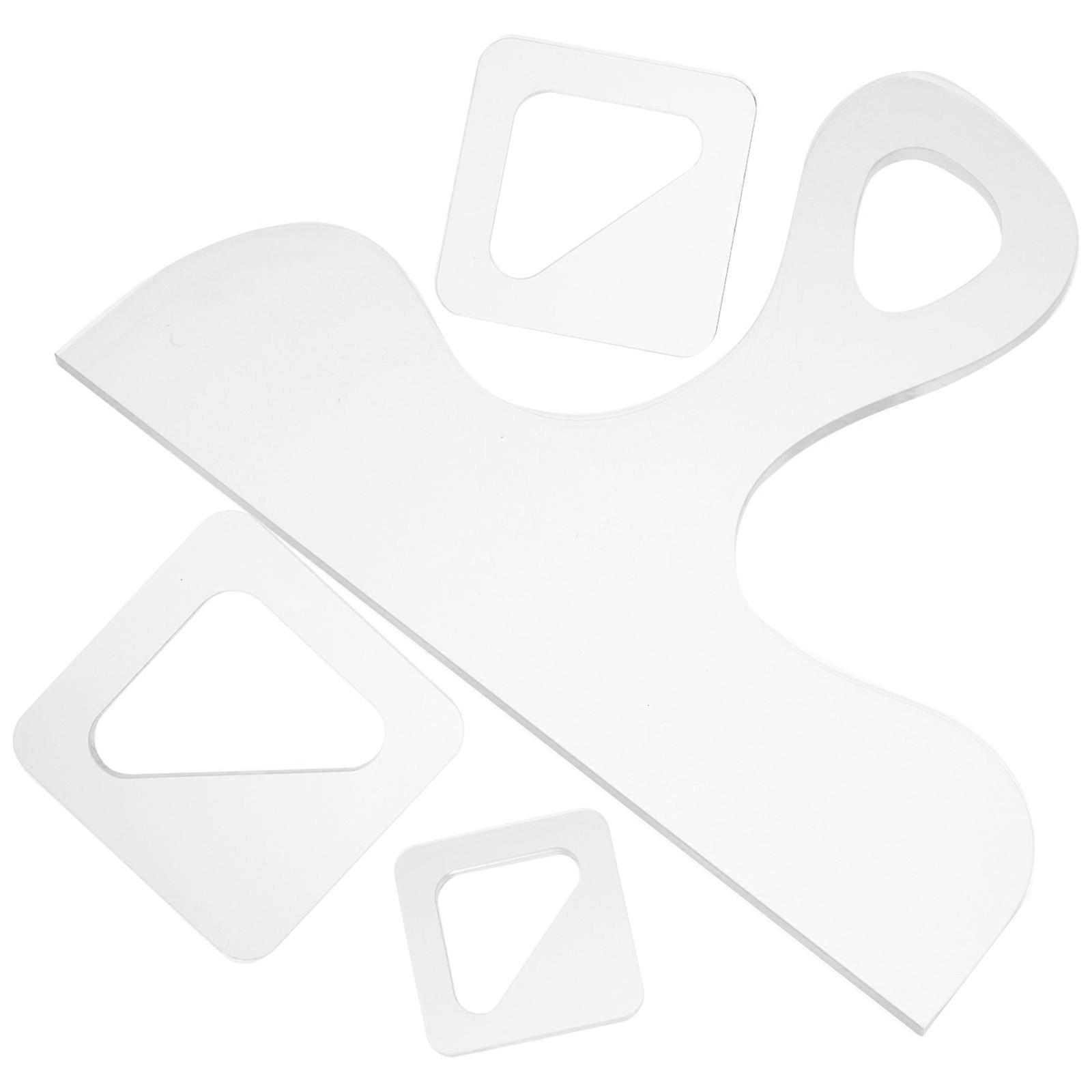 Acrylic Handle Template for Cutting Boards, Reusable Jig with Precise Cutouts