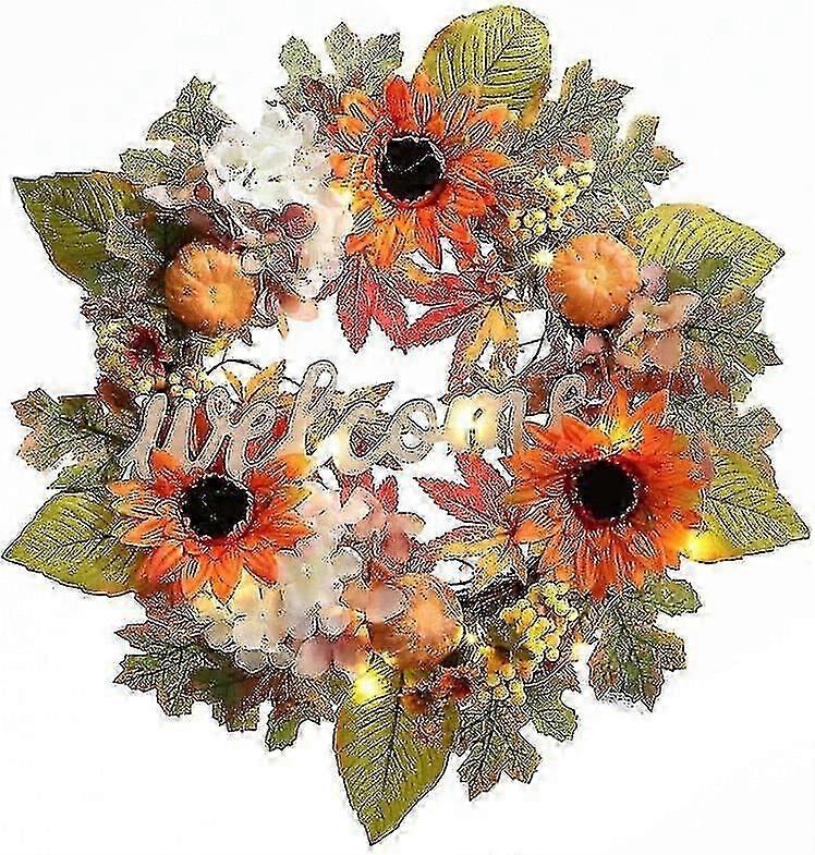 Garland Orange With Silver Pumpkin