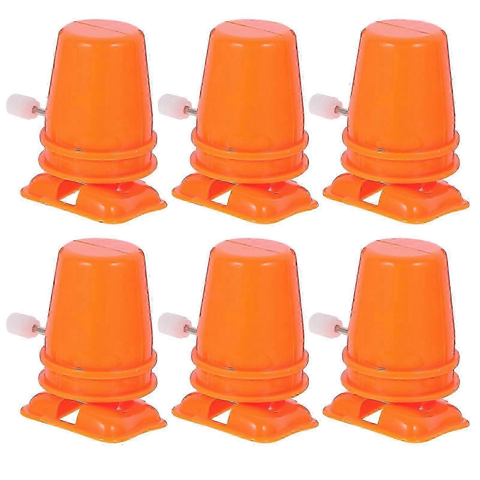 6pcs Vintage Wind-up Robot Movement Classic Clockwork Toys for DIY Projects