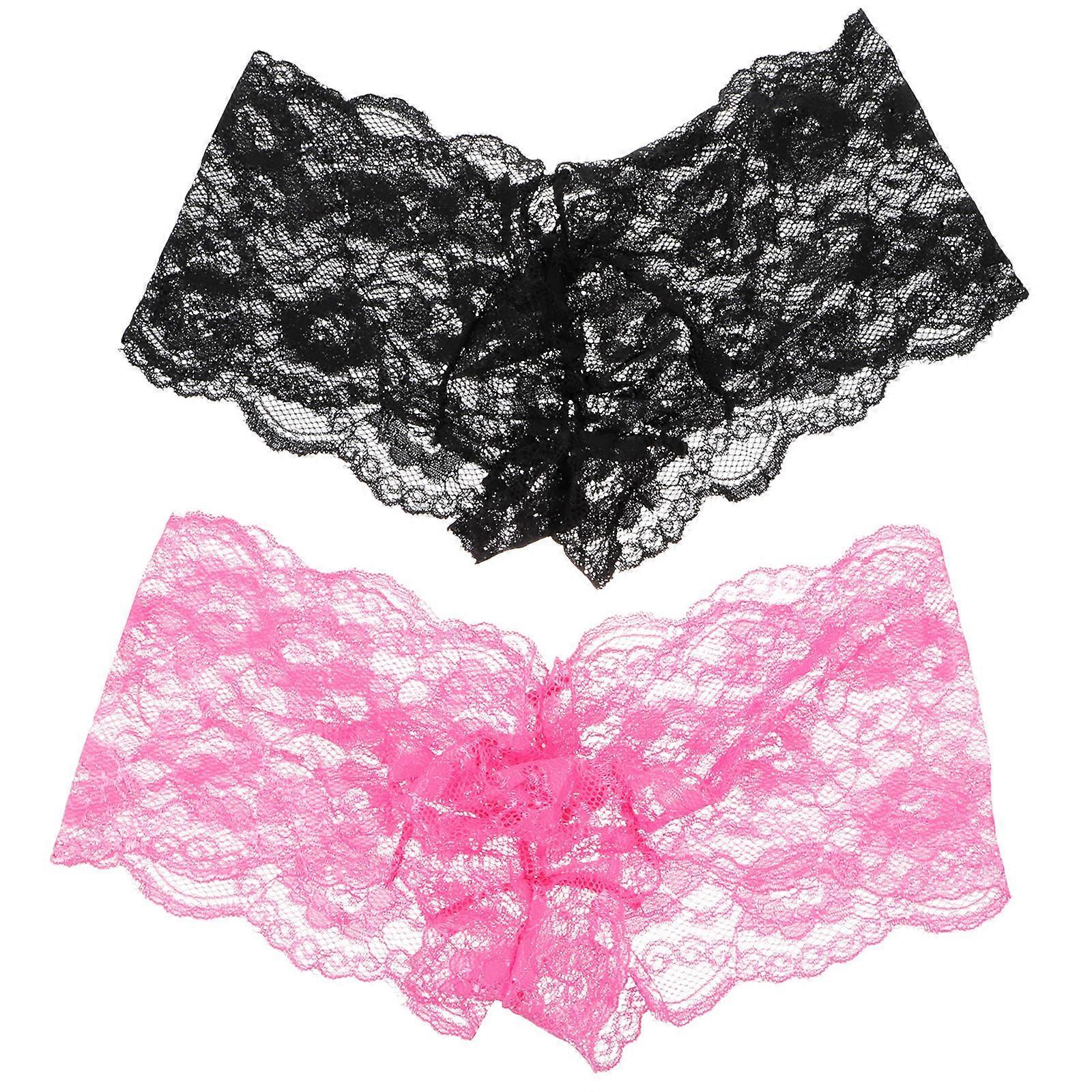 Briefs For Men Lace Underwear Nice Looking Practicality 2Pcs
