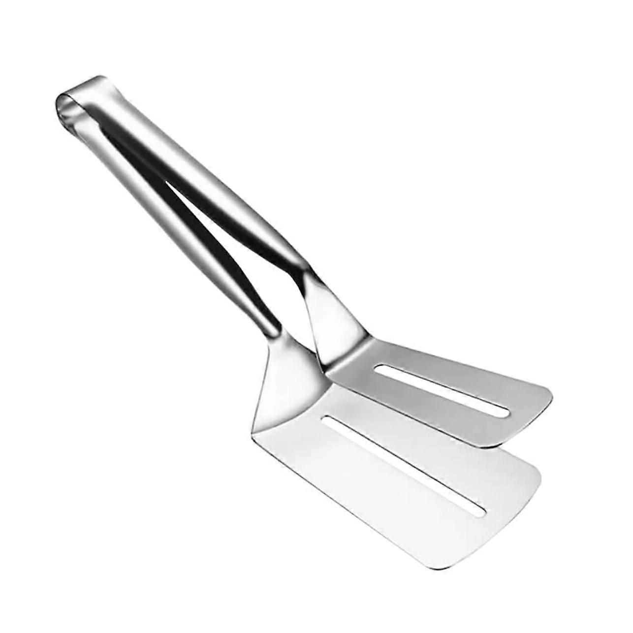 Stainless Steel BBQ Tongs 1 Piece Durable Food Tongs Ergonomic Design Easy to Clean Multi-Functional for Grill Cooking