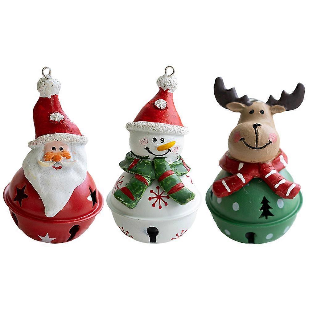 Tree Hanging Ornaments Entrance Ornaments Christmas Themed Design For Christmas Tree 8x5cm Resin 3Pcs